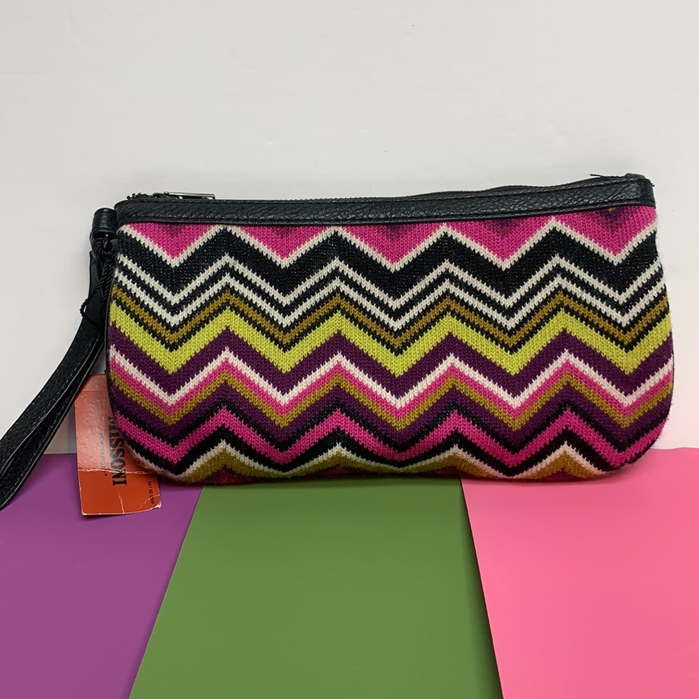 Missoni for Target Tassel Knit Chevron Clutch Bag